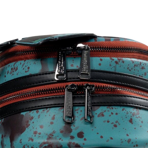 Loungefly Terrifier Art the Clown Blood Splatter Glow in the Dark Mini Backpack main image 5
